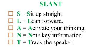 slant