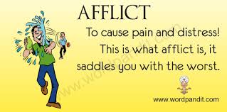 afflict