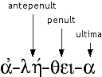 antepenult