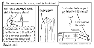backslash