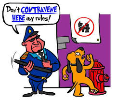 contravening