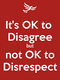 disrespect