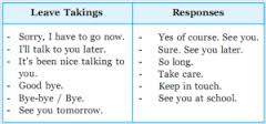 leave-taking