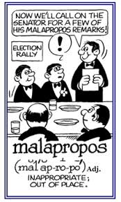 malapropos