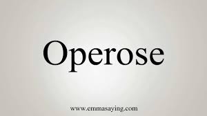 operose