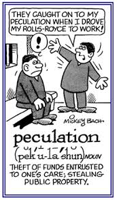 peculation