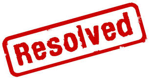resolved