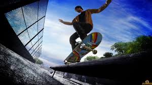 skateboarding