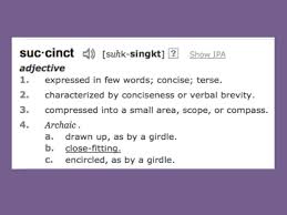 succinctness