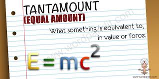 tantamount