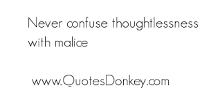 thoughtlessness