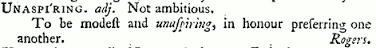 unaspiring