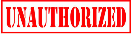 unauthorized
