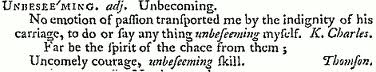 unbeseeming