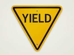 yielding